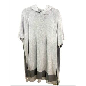 NWT lululemon opened up poncho hooded sweater cape sz M/L